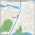 MBTA Beachmont Neighborhood Map